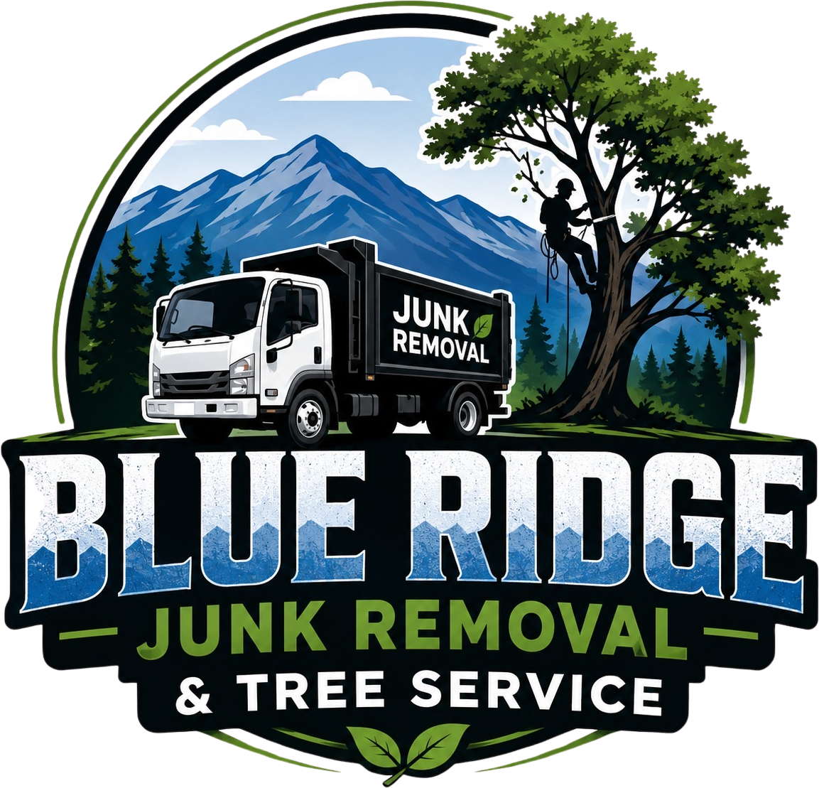 BlueRich Junk and Tree Services logo
