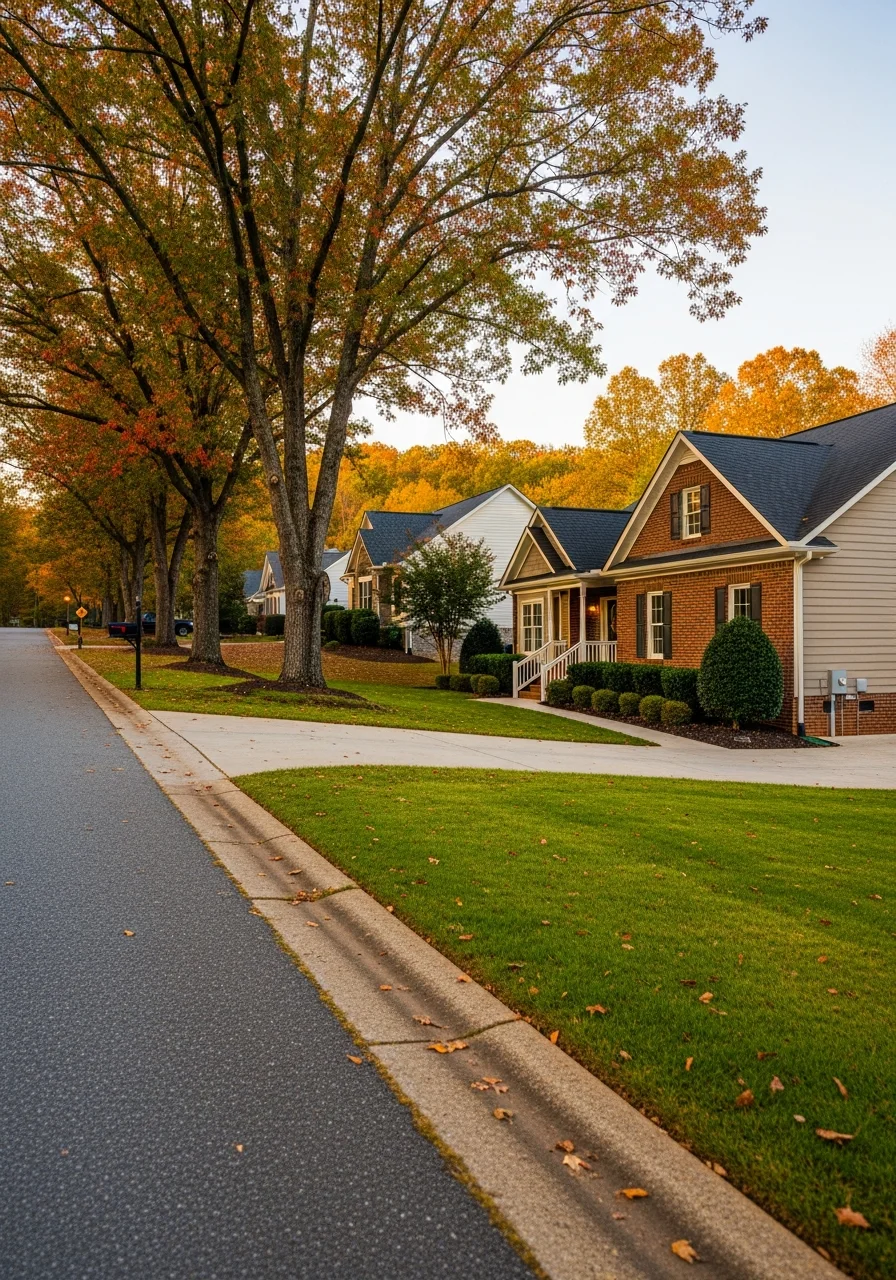 Residential home with landscaping in Hendersonville neighborhood setting.
